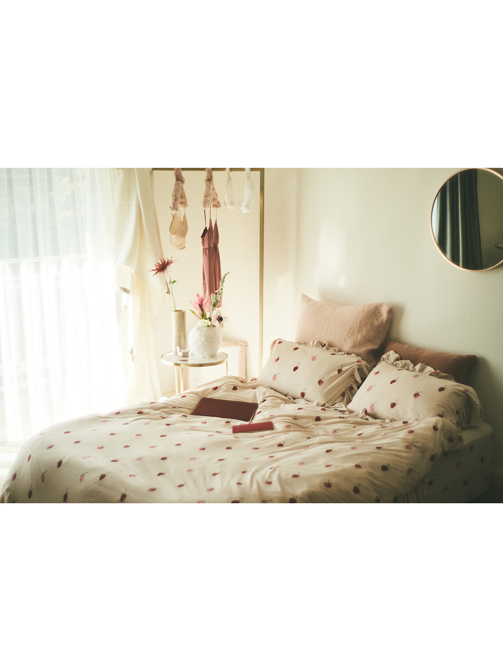 【Sleep】ストロベリーモチーフ枕カバー | PSGG211014
