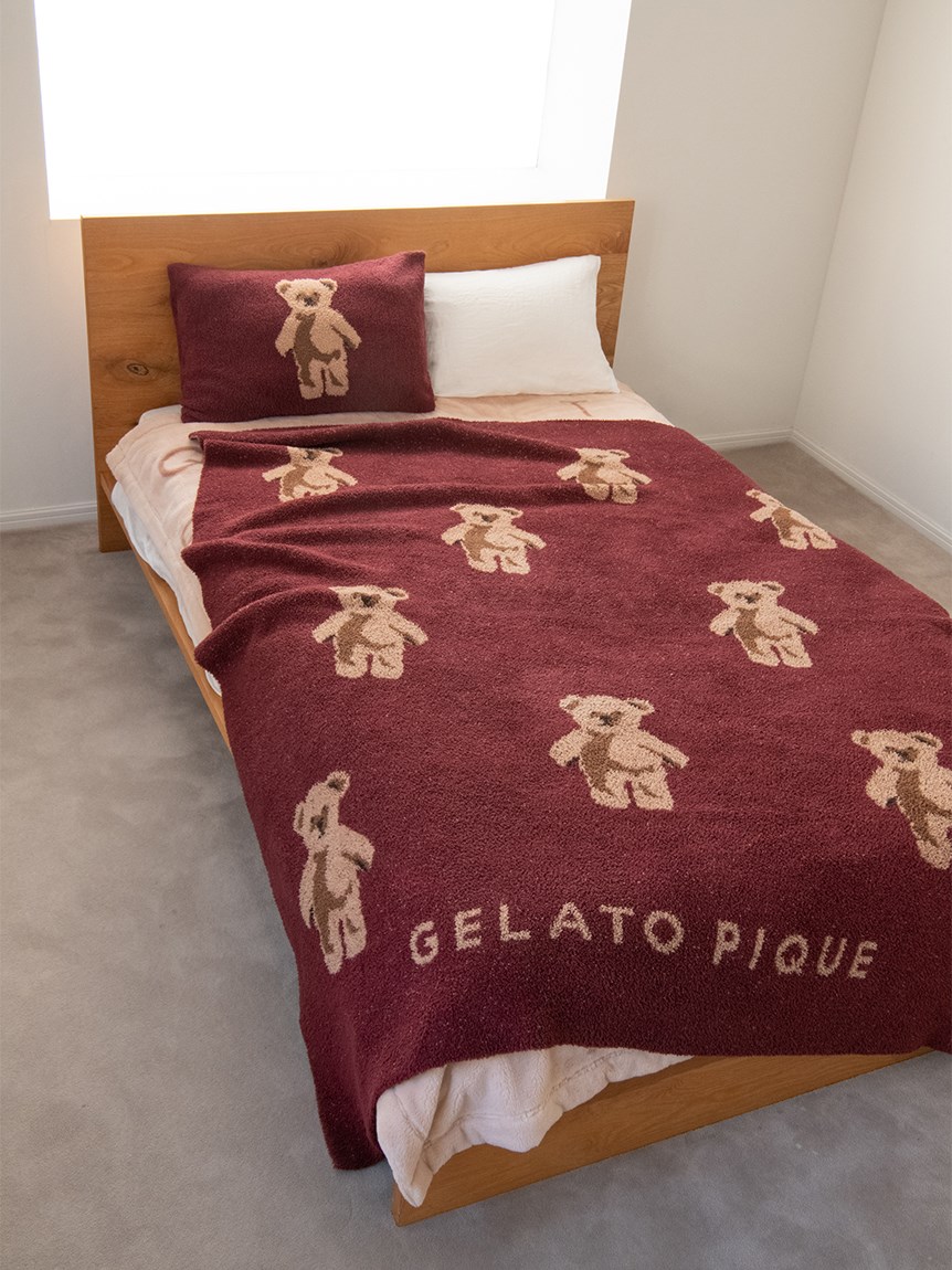 gelato pique ジェラートピケ　ベアジャガード　ピローケース　枕カバー gelato pique - 新品ジェラートピケ♡3カラーベア ジャガード