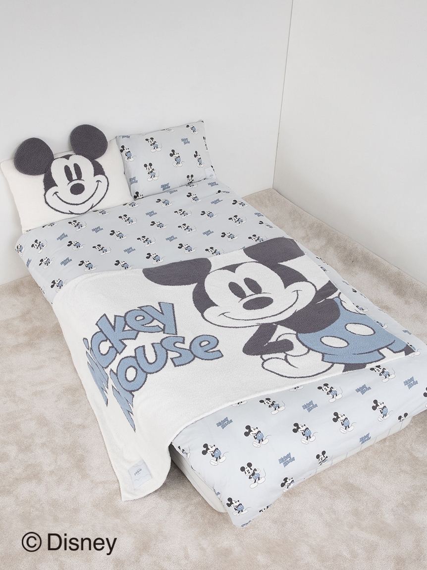 Sleep】Mickey & Minnie/プリント３点セット（シングル）(寝具SET