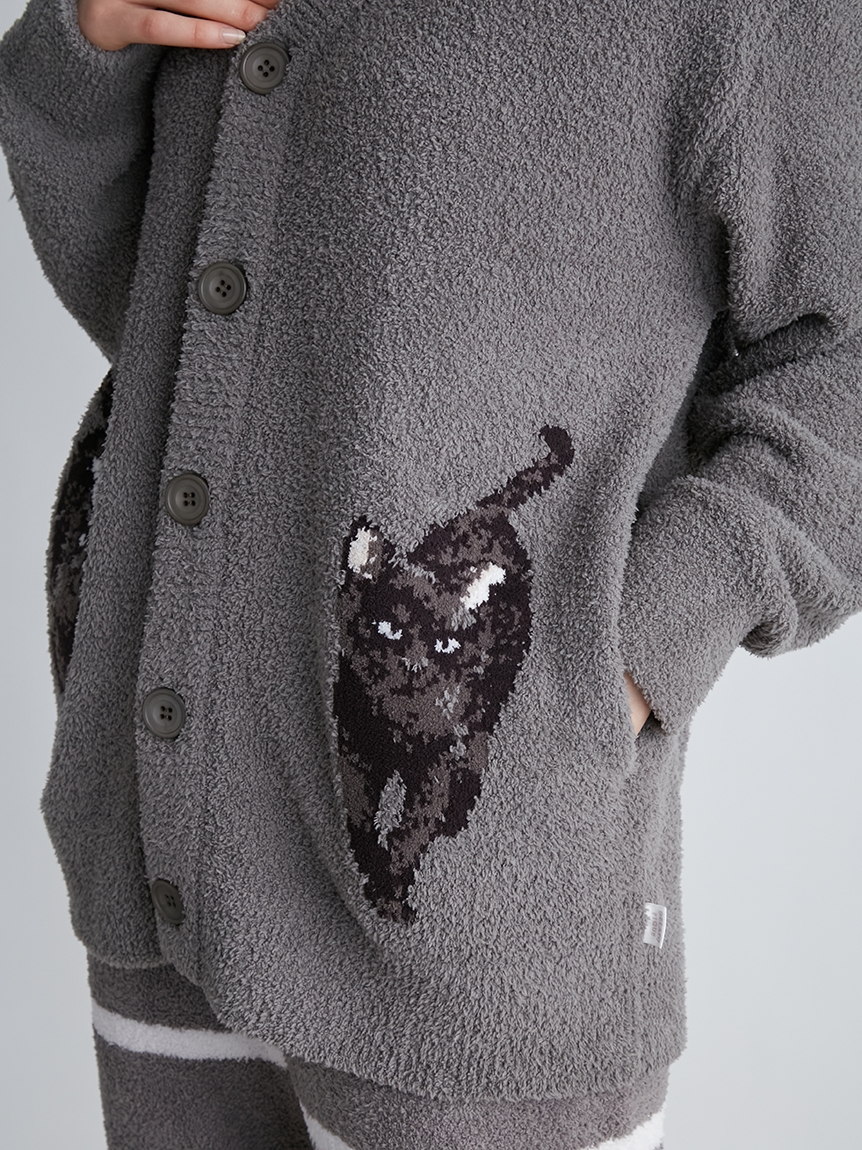全日本送料無料 ジェラートピケ 【UNISEX】パウダーネコジャガード 