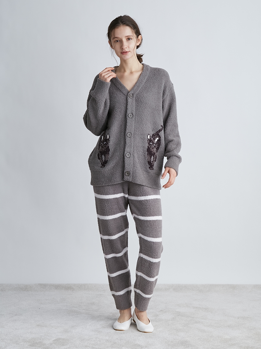全日本送料無料 ジェラートピケ 【UNISEX】パウダーネコジャガード 