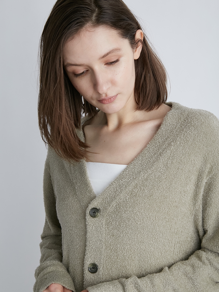 UNISEX】ウォッシャブル'スムーズィー'カーディガン(トップス)|ルーム UNISEX】ウォッシャブル'スムーズィー'カーディガン(トップス)|ルーム