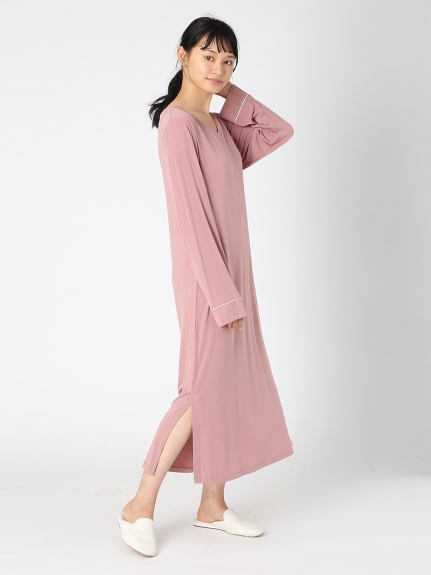 モダールvネックドレス ドレス ルームウェア パジャマ通販のgelatopique ジェラートピケ 公式サイト