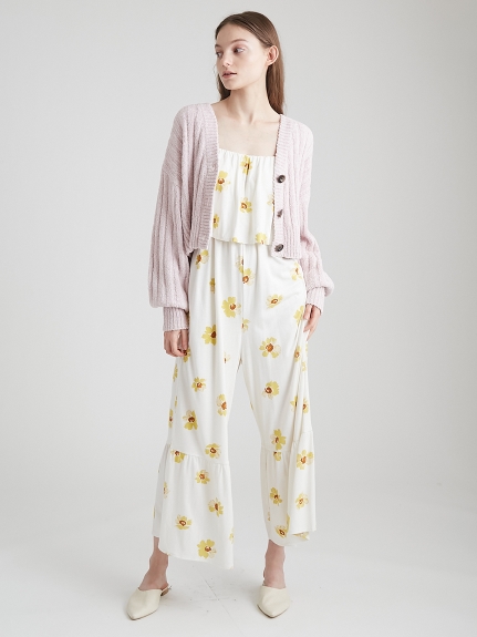 ペイントフラワーオールインワン ドレス ルームウェア パジャマ通販のgelatopique ジェラートピケ 公式サイト