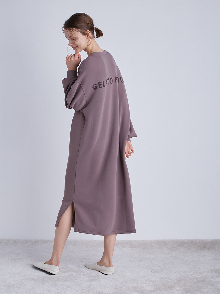 ロゴスウェットドレス ドレス ルームウェア パジャマ通販のgelatopique ジェラートピケ 公式サイト