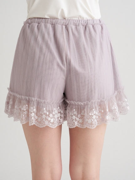 ミュシャと椿姫 スターレースショートパンツ ショートパンツ ルームウェア パジャマ通販のgelatopique ジェラートピケ 公式サイト