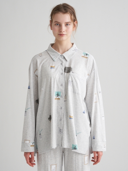 インテリアモチーフシャツ シャツ ルームウェア パジャマ通販のgelatopique ジェラートピケ 公式サイト