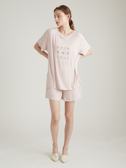トーンアップカラーレーヨンロゴｔシャツ カットソー Tシャツ ルームウェア パジャマ通販のgelatopique ジェラートピケ 公式サイト