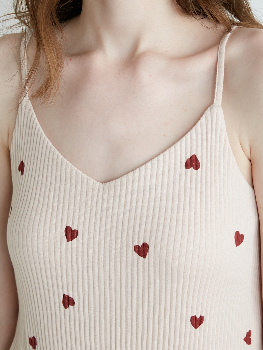 とっておきし福袋 Gelato Pique ジェラートピケ ハート ピンク キャミソールワンピース ルームウェア News Elegantsite Gr