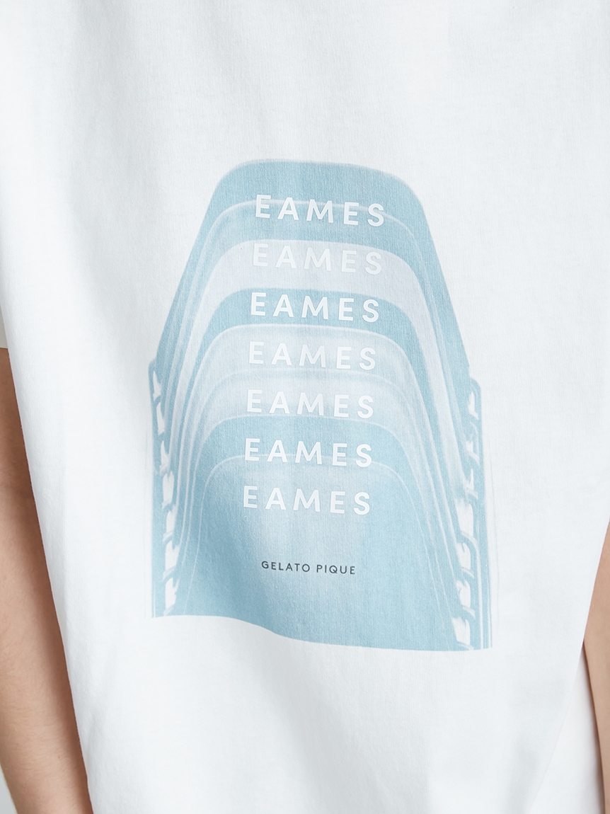 【レディース】【EAMES】チェアワンポイントTシャツ | PWCT221299