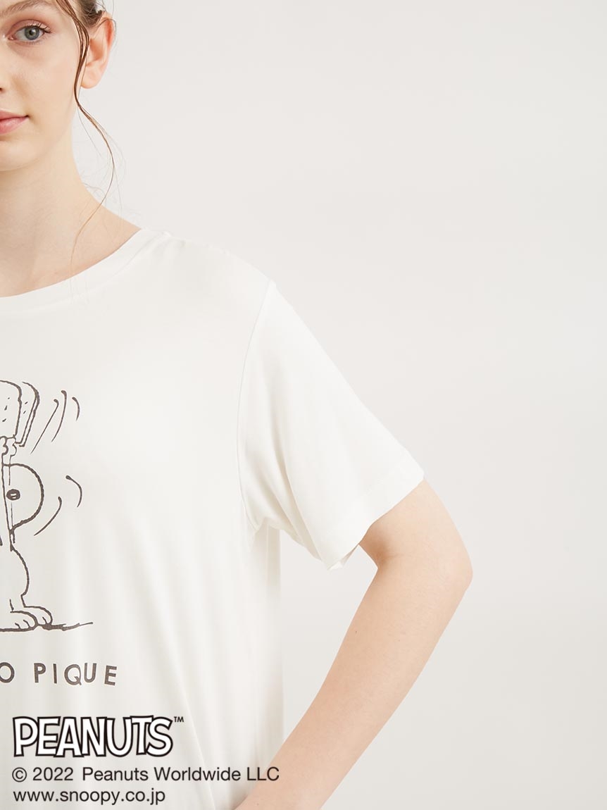 PEANUTS】ワンポイントTシャツ(カットソー・Tシャツ)|ルームウェア ...