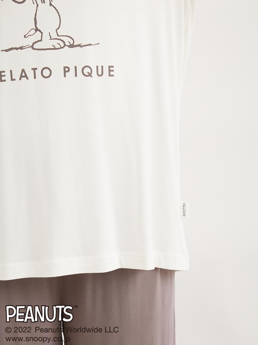 PEANUTS】ワンポイントTシャツ(カットソー・Tシャツ)|ルームウェア ...