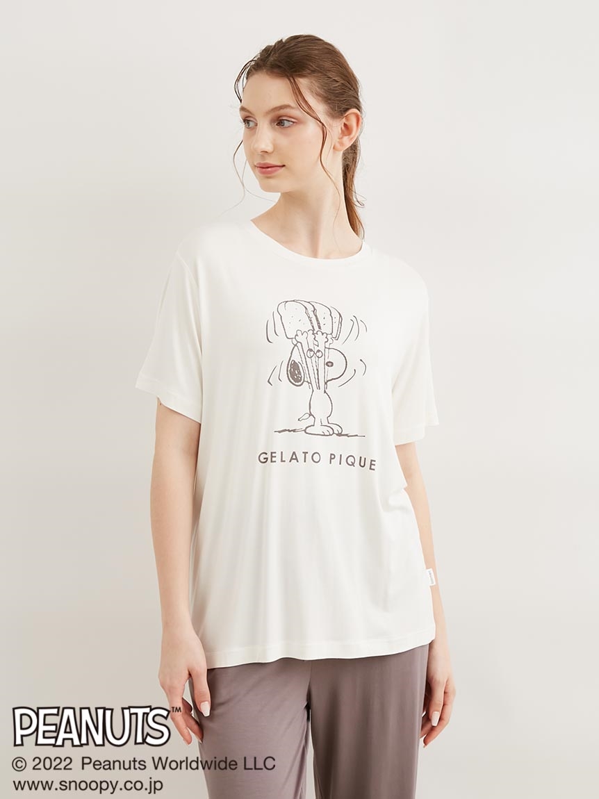PEANUTS】ワンポイントTシャツ(カットソー・Tシャツ)|ルームウェア ...