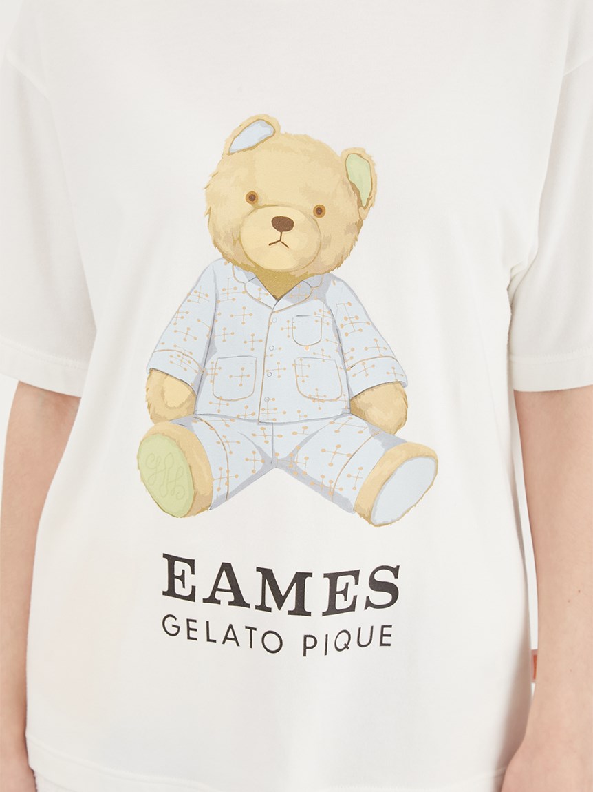 EAMES】 BEARワンポイントTシャツ(カットソー・Tシャツ)｜ルームウェア