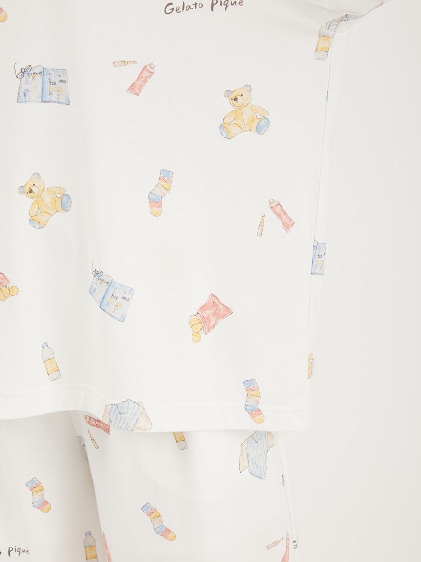 ROOM柄Tシャツ(カットソー・Tシャツ)｜ルームウェア・パジャマ通販の 