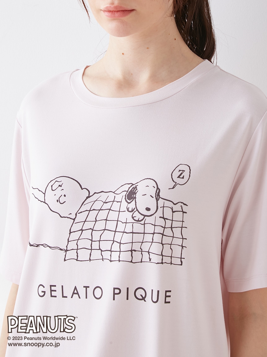 PEANUTS】ワンポイントTシャツ&ショートパンツSET(カットソー・T