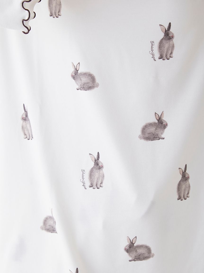 bunny】バニー柄プルオーバー(カットソー・Tシャツ)｜ルームウェア