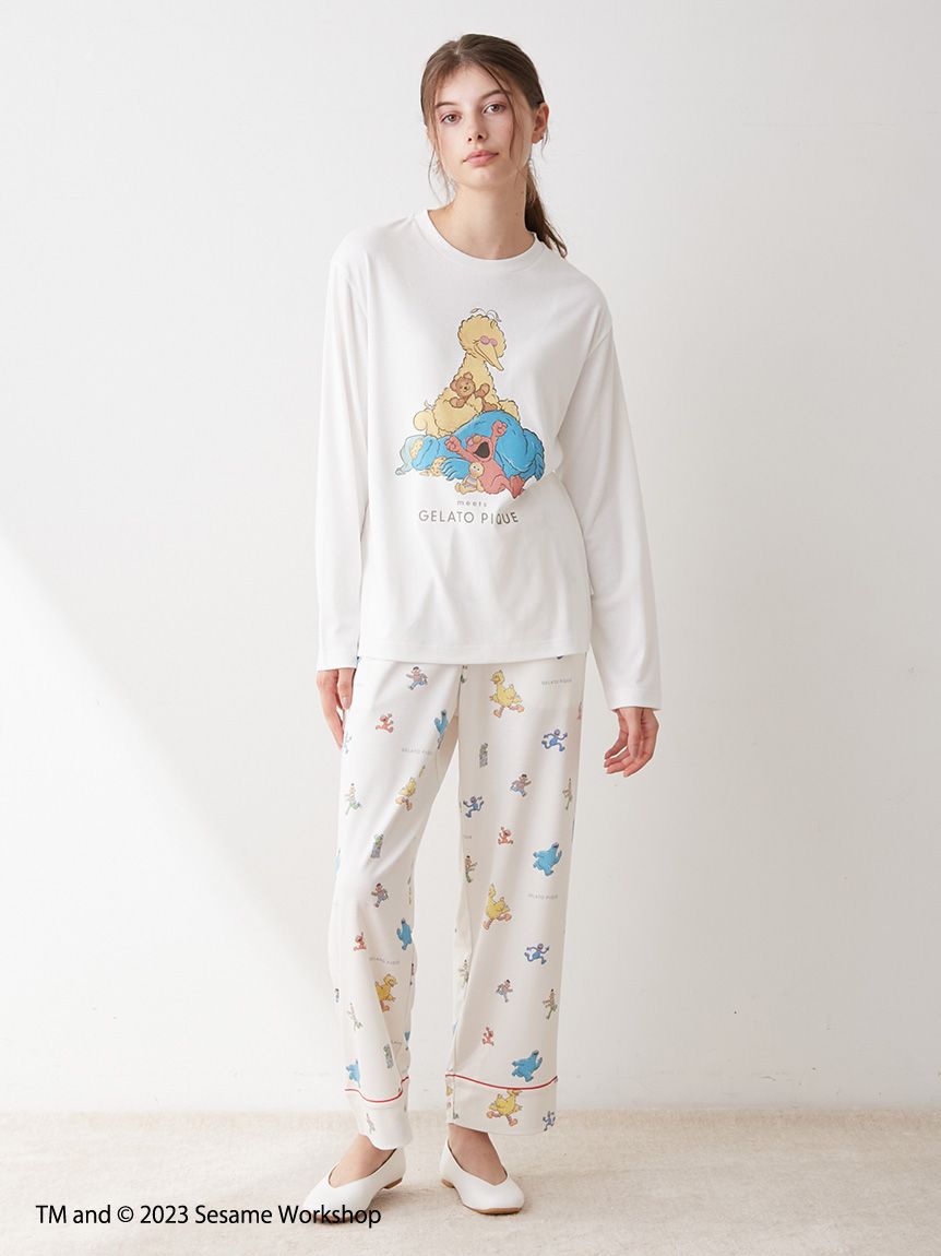 SESAME STREET】ワンポイントTシャツ(カットソー・Tシャツ)｜ルーム