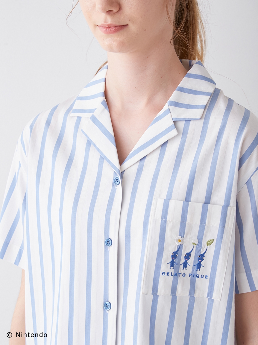 PIKMIN】ストライプシャツ(カットソー・Tシャツ)｜ルームウェア・パジャマ通販のgelatopique（ジェラートピケ）公式サイト