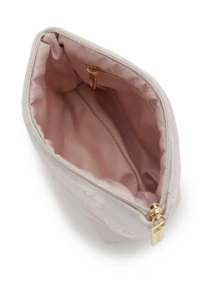 ネコ柄サテンティッシュポーチ(ポーチ)|ルームウェア・パジャマ通販の