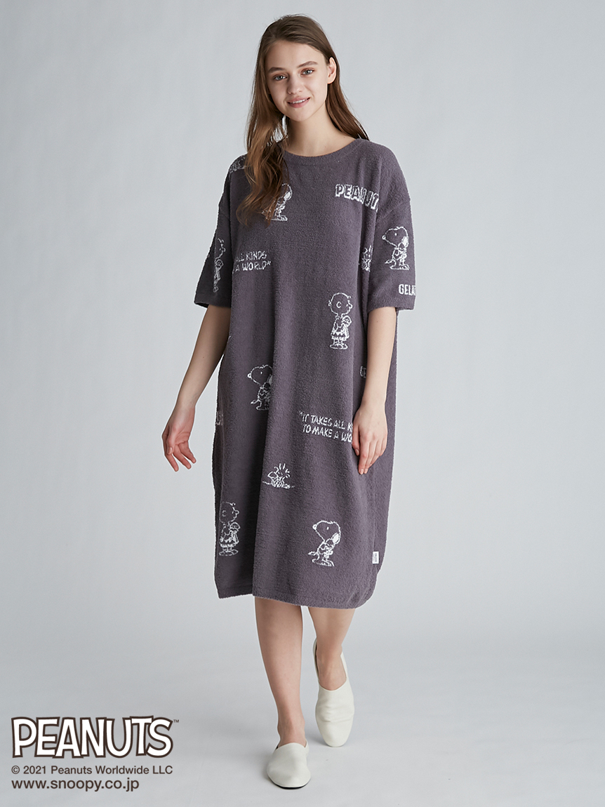 Peanuts モノグラムジャガードドレス ドレス ルームウェア パジャマ通販のgelatopique ジェラートピケ 公式サイト