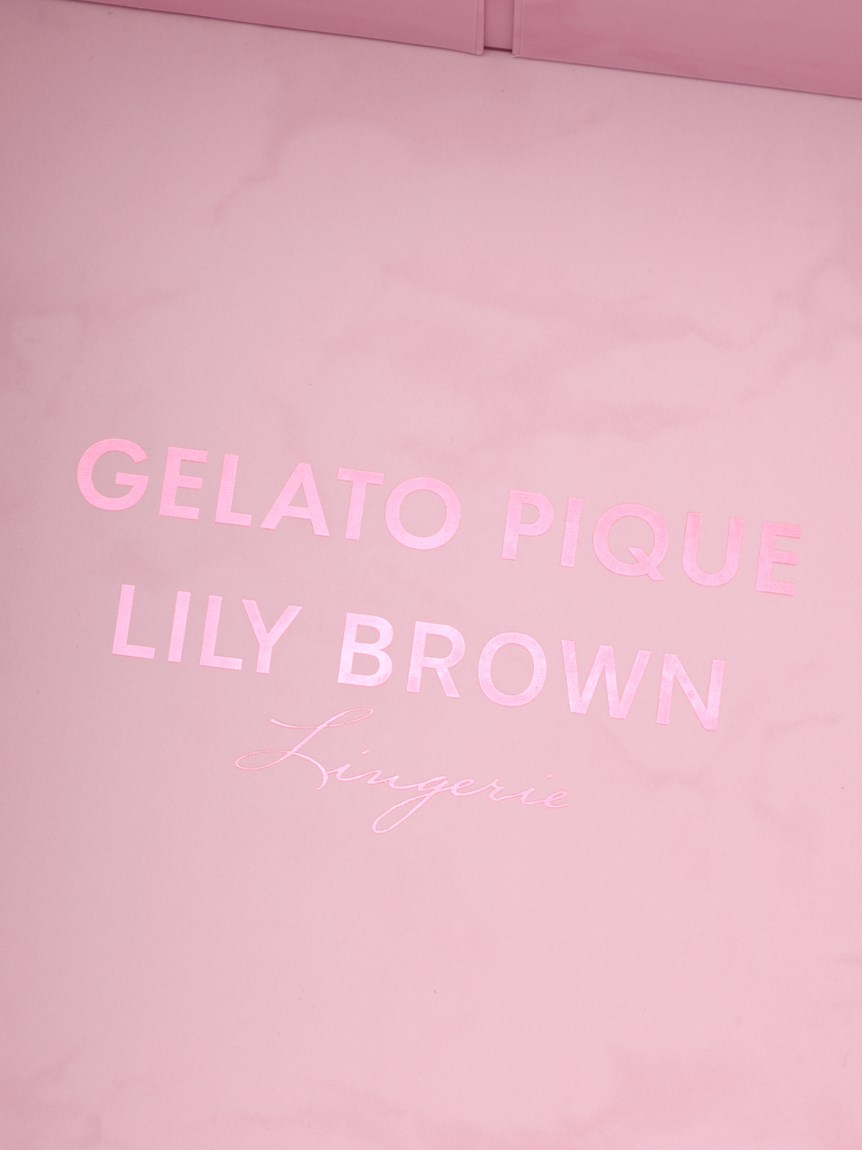 LILY BROWN Lingerie × gelato pique】スペシャルコラボレーション