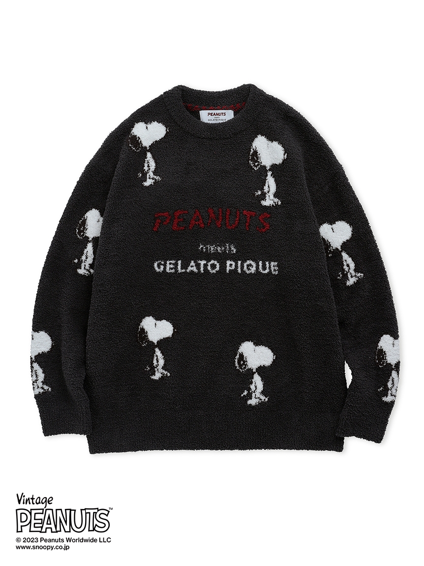 PEANUTS】総柄ジャガードプルオーバー(ニットプルオーバー)｜ルーム 