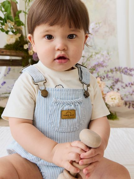 ストライプデニムプレイスーツ Sunday Stripe