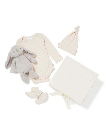 ラッピング済み】MERINO KIDSプレミアムギフト2点セット＜おくるみ