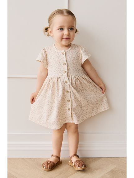 半袖ワンピースPenelope Rose Small／オーガニックコットン(洋服