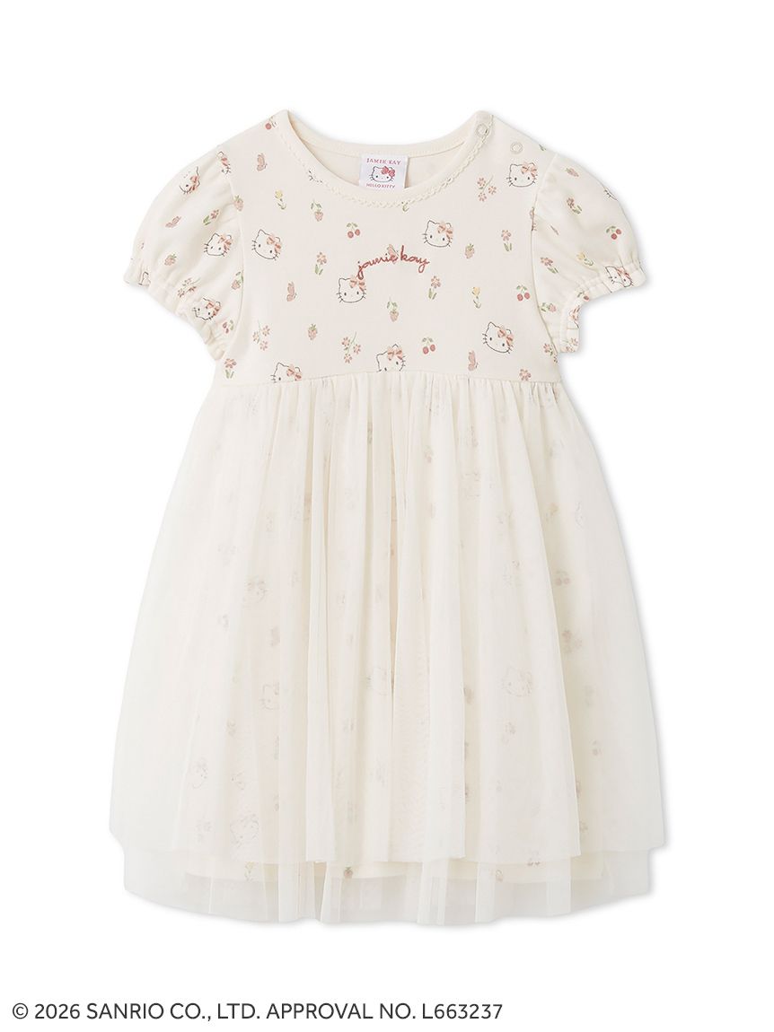 ベビー＆キッズ】【HELLO KITTY】総柄チュールワンピース（90～120cm