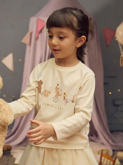 パレードプリントロンT／オーガニックコットン