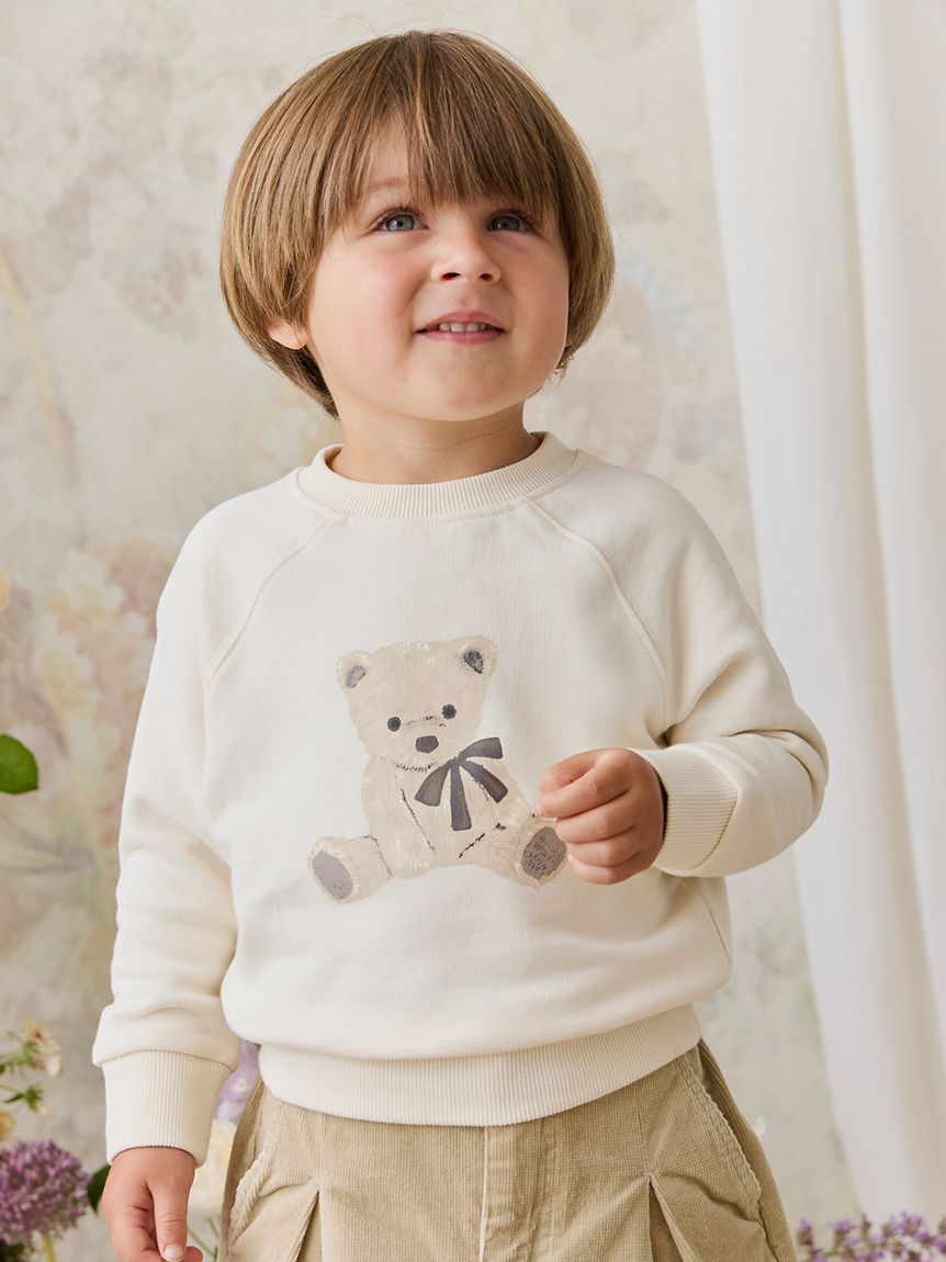 ベビー＆キッズ】スウェットプルオーバー Theo Teddy Cloud