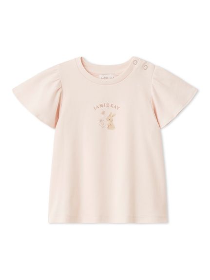 Bunny Garden 半袖Tシャツ／オーガニックコットン