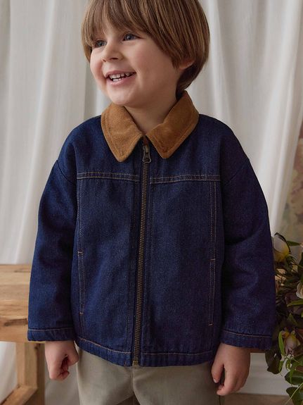 ベビー＆キッズ】デニムジャケット Mid Indigo Denim（80～100cm