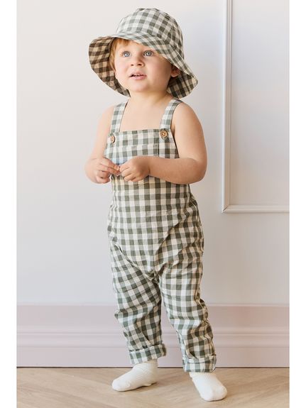 オーバーオールGingham Grape Leaf(サロペット) │ JAMIE KAY