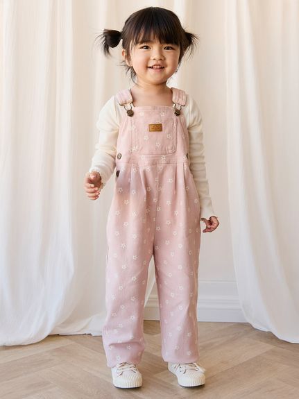 1/12サイズ サルエルオーバーオール 綿レースピンク 1/12サイズ サルエルオーバーオール 綿レースピンク