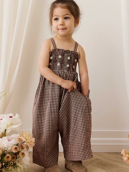 ジャンプスーツCinnamon Gingham