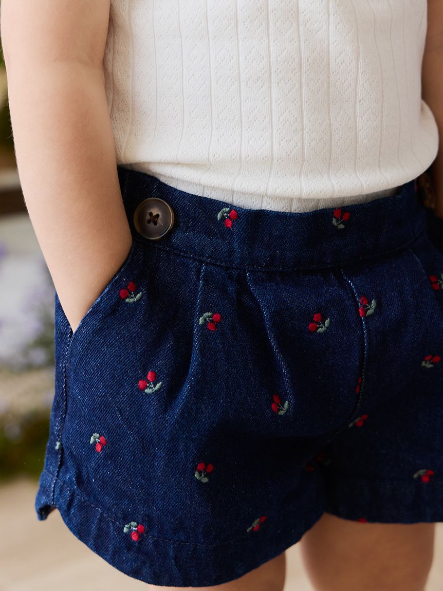 チェリーデニムショートパンツ Cerise Denim(洋服) │ JAMIE KAY