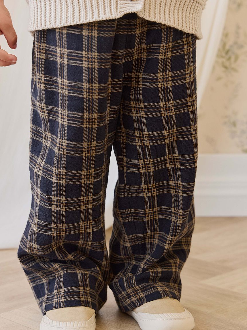 ベビー＆キッズ】ロングパンツ Woodland Check（70～100cm）(洋服