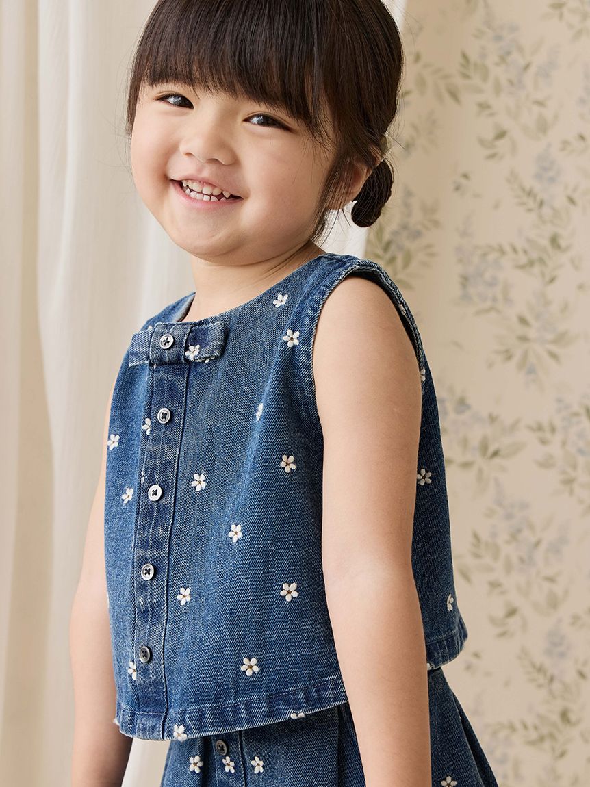 フラワーデニムトップス Josie Floral Denim(洋服) │ JAMIE KAY