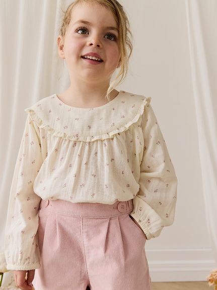 韓国　JAMIE FRILL TOPS 韓国 50% OFF】GATHER SHOULDER FRILL TOPS - BIRTHDAY BASH