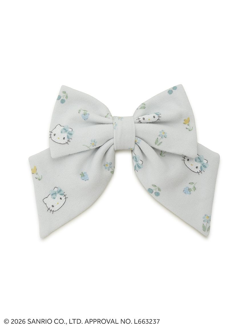 HELLO KITTY】総柄リボンヘアピン／オーガニックコットン(洋服