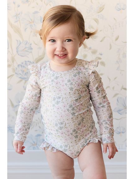 スイム長袖ワンピースFifi Violet Large