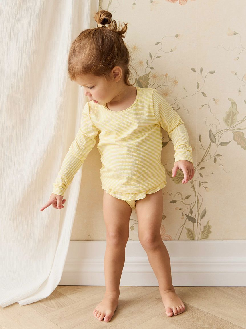 スイム上下セット Camomile Stripe