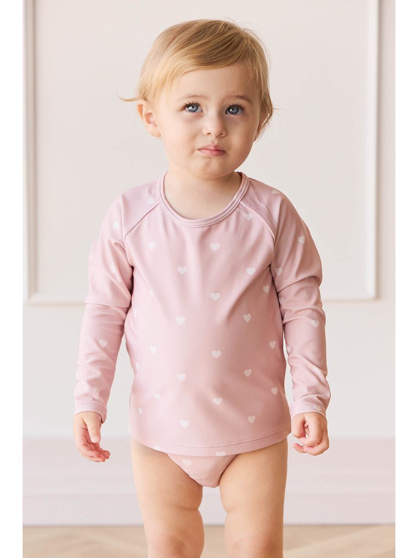 スイム長袖トップスMon Amour Rose Large(スイムウェア