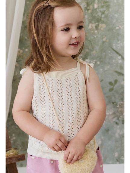 ベビー＆キッズ】ニットキャミソール Soft Petal（70～120cm）(洋服