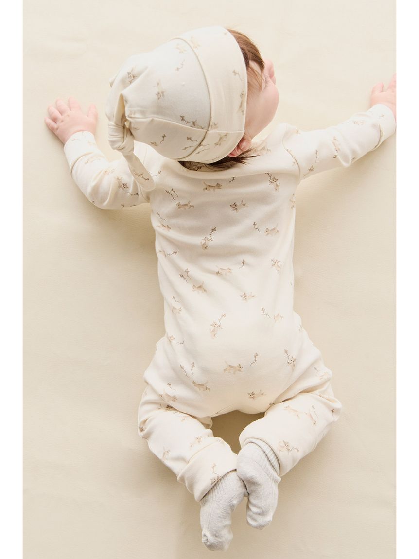 ロンパース Kitten and His Kites／オーガニックコットン(洋服