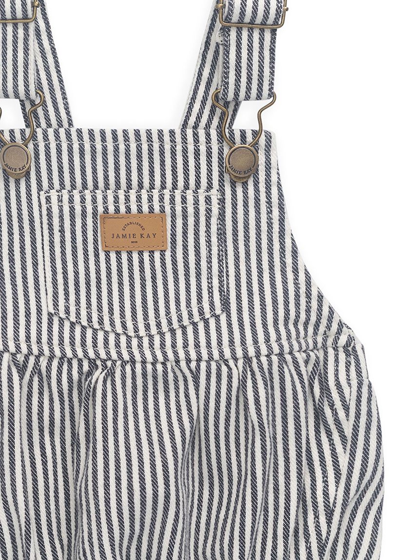 ベビー】コットンツイルプレイスーツ Sailpr Stripe Eclipse Clpud（60