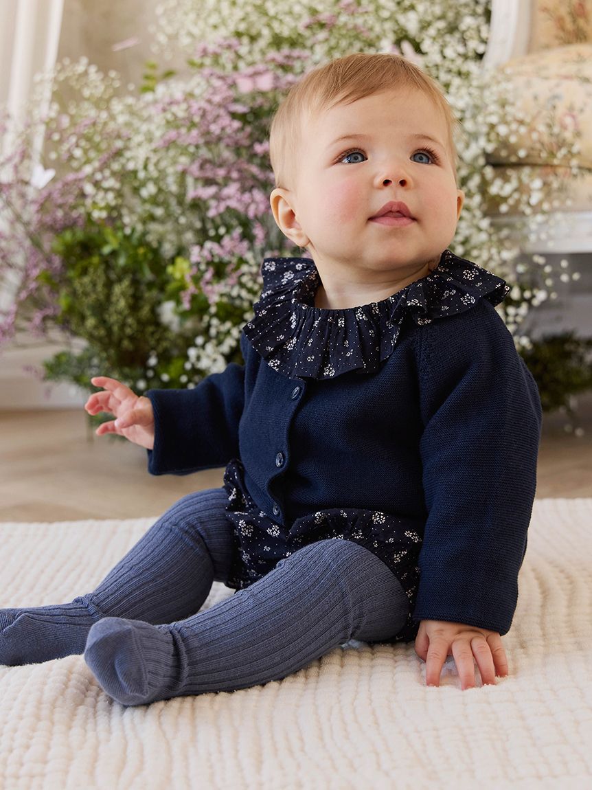 ベビー】ブルマ Maisie Navy／オーガニックコットン（60～90cm）(洋服